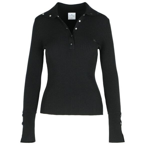 Courreges Black Polyester Blend Sweater Women